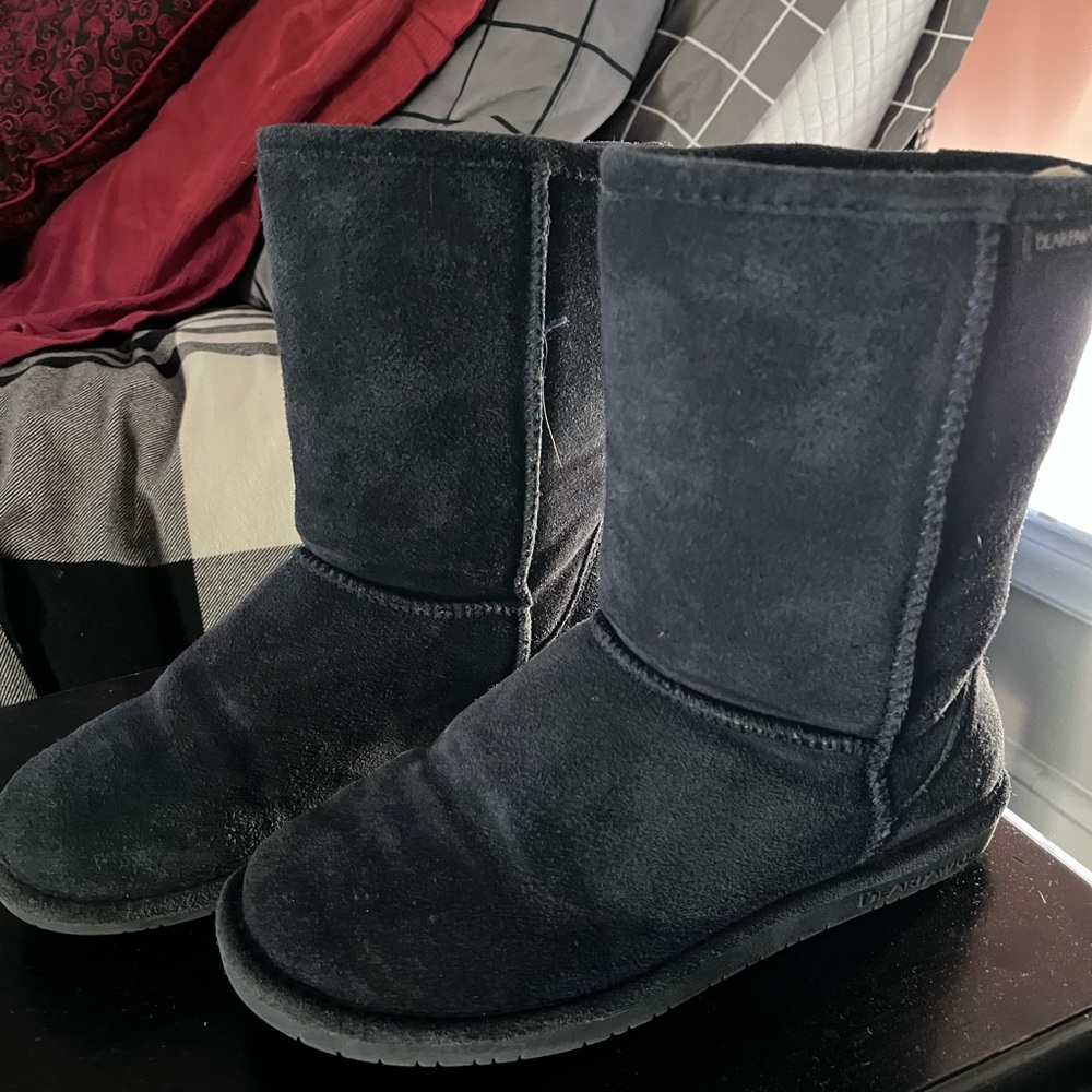Bear paws boots, navy blue, size 7.5